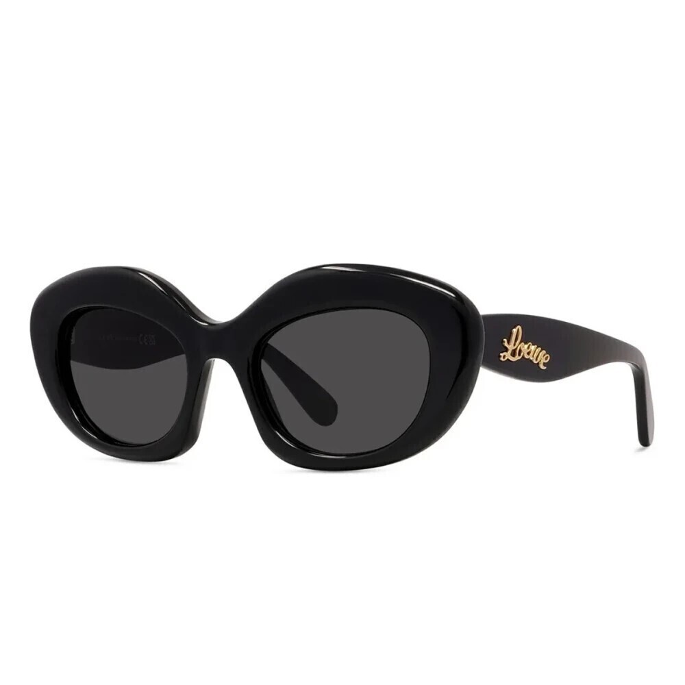 Loewe LW40153I Sunglasses Shiny Black Acetate/Metal